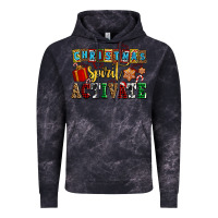 Cloud Black christmas spirit activate Vintage Hoodie - AdoDesignShop