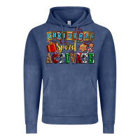 Vintage Denim christmas spirit activate Vintage Hoodie - AdoDesignShop
