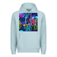Blue Mist undersea Premium Hoodie - BundleAndBundleShop