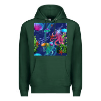 Sports Green undersea Premium Hoodie - BundleAndBundleShop