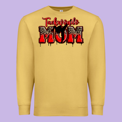 Taekwondo Mom Premium Sweatshirt Designed By Zillion Design Studio