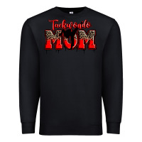 Black taekwondo mom Premium Sweatshirt - Zillion Design Studio