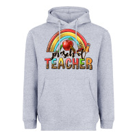 Heather Grey preschool teacher Heavyweight Hoodie - texasbilliewilder