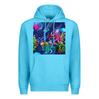 Ocean Blue undersea Premium Hoodie - BundleAndBundleShop