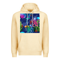 Pina Colada undersea Premium Hoodie - BundleAndBundleShop