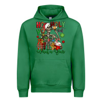 Emerald ho ho holy shit what a year christmas skeleton Urban Hoodie - Jasminsmagicworld