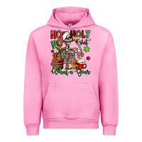 Fuchsia Pink ho ho holy shit what a year christmas skeleton Urban Hoodie - Jasminsmagicworld