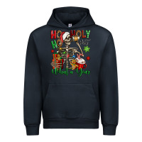 Navy ho ho holy shit what a year christmas skeleton Urban Hoodie - Jasminsmagicworld
