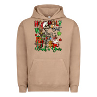 Pigment Burro ho ho holy shit what a year christmas skeleton Urban Hoodie - Jasminsmagicworld