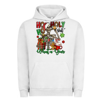 Pigment Lunar Rock ho ho holy shit what a year christmas skeleton Urban Hoodie - Jasminsmagicworld