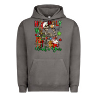 Pigment Tornado ho ho holy shit what a year christmas skeleton Urban Hoodie - Jasminsmagicworld