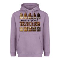 Lavender proud black teacher Heavyweight Hoodie - texasbilliewilder