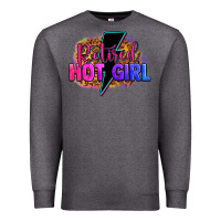 Charcoal Heather retired hot girl Premium Sweatshirt - Zillion Design Studio