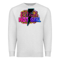 Oatmeal Heather retired hot girl Premium Sweatshirt - Zillion Design Studio