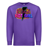 Purple retired hot girl Premium Sweatshirt - Zillion Design Studio