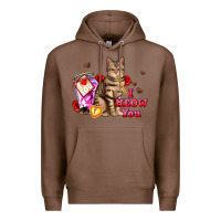 Chestnut i meow you Premium Hoodie - AdoDesignShop