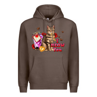 Coffee i meow you Premium Hoodie - AdoDesignShop