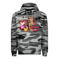 Slate Camo i meow you Premium Hoodie - AdoDesignShop