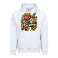 White western gnome truck cactus sunflower Urban Hoodie - BarkalooDesign