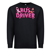 Black breast cancer bus driver Premium Sweatshirt - texasbilliewilder