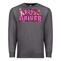 Charcoal Heather breast cancer bus driver Premium Sweatshirt - texasbilliewilder