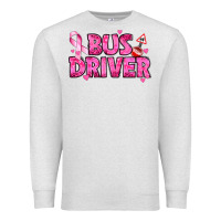 Oatmeal Heather breast cancer bus driver Premium Sweatshirt - texasbilliewilder