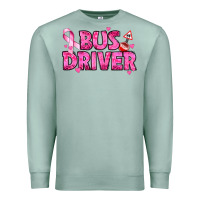 Seafoam breast cancer bus driver Premium Sweatshirt - texasbilliewilder