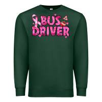 Sports Green breast cancer bus driver Premium Sweatshirt - texasbilliewilder