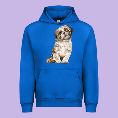 Shih Tzu Dog Urban Hoodie Designed By Lillyallendesigns