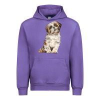 Tulip Shih Tzu Dog Urban Hoodie - LillyAllenDesigns