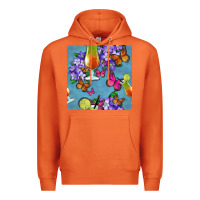 Carrot butterfly cocktail Premium Hoodie - BundleAndBundleShop