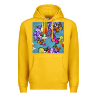 Lemon butterfly cocktail Premium Hoodie - BundleAndBundleShop