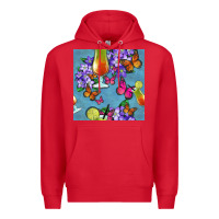 Red butterfly cocktail Premium Hoodie - BundleAndBundleShop
