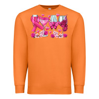 Carrot breast cancer wine glasses Premium Sweatshirt - texasbilliewilder