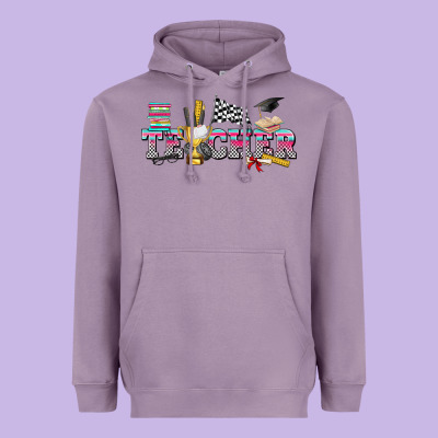 Race With Teacher Heavyweight Hoodie Designed By Texasbilliewilder