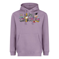Lavender race with teacher Heavyweight Hoodie - texasbilliewilder
