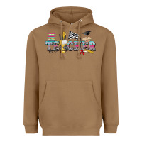 Toasted Coconut race with teacher Heavyweight Hoodie - texasbilliewilder