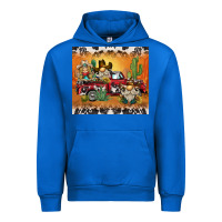 Cobalt western gnome truck Urban Hoodie - BarkalooDesign