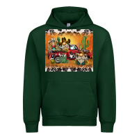Forest Green western gnome truck Urban Hoodie - BarkalooDesign