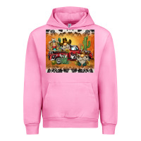 Fuchsia Pink western gnome truck Urban Hoodie - BarkalooDesign