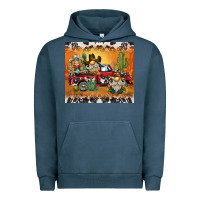 Pigment Midnight Navy western gnome truck Urban Hoodie - BarkalooDesign