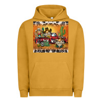 Pigment Peanut Butter western gnome truck Urban Hoodie - BarkalooDesign