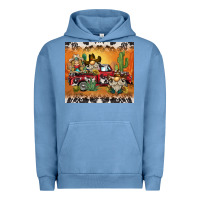 Pigment Pebble Blue western gnome truck Urban Hoodie - BarkalooDesign