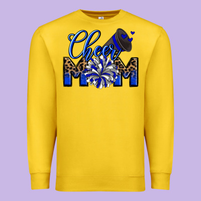 Cheer Mom Premium Sweatshirt Designed By Zillion Design Studio