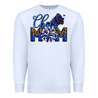 White Cheer mom Premium Sweatshirt - Zillion Design Studio
