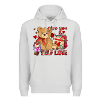 Dove Grey give you self love Premium Hoodie - AdoDesignShop