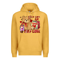 Mustard give you self love Premium Hoodie - AdoDesignShop