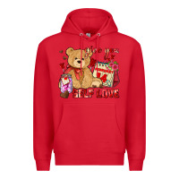 Red give you self love Premium Hoodie - AdoDesignShop