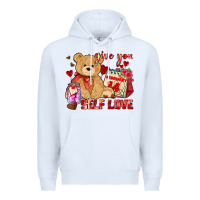 White give you self love Premium Hoodie - AdoDesignShop