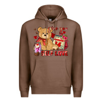 Chestnut give you self love Premium Hoodie - AdoDesignShop